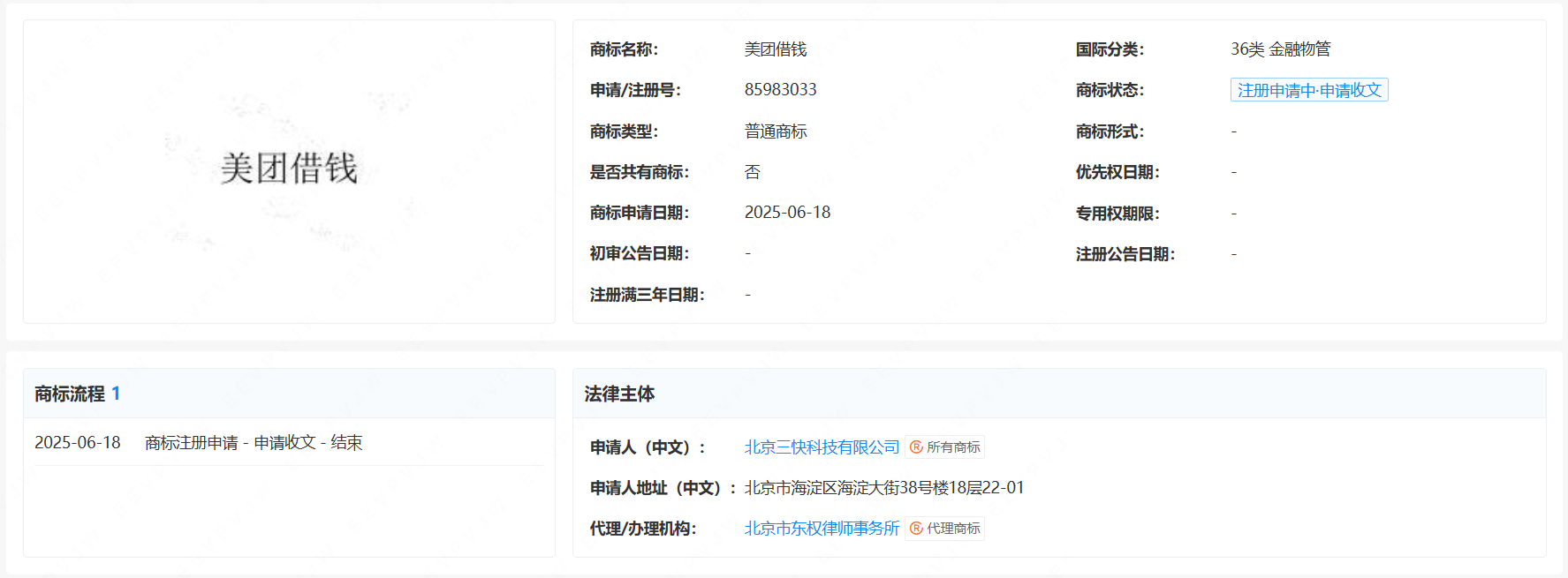 美团申请“美团借钱”商标 金融布局新动向，旅客票务代理受瞩witnesses？